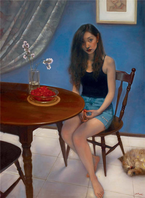 畫(huà)家筆下的“A4腰”