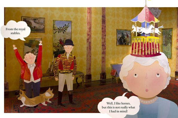 英國(guó)女王化身兒童繪本卡通人物萌萌噠(組圖)