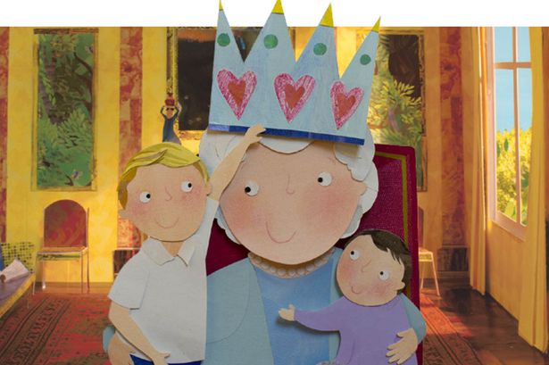 英國(guó)女王化身兒童繪本卡通人物萌萌噠(組圖)