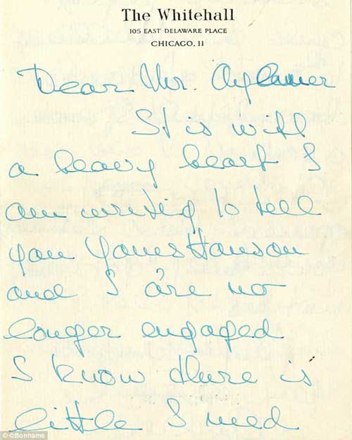 赫本成名前后罕見私人信件將被拍賣