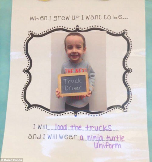 盤點(diǎn)孩子們那些有趣的人生目標(biāo)(組圖)