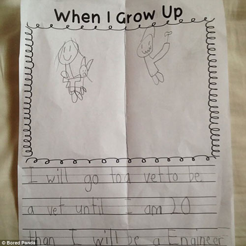 盤點(diǎn)孩子們那些有趣的人生目標(biāo)(組圖)