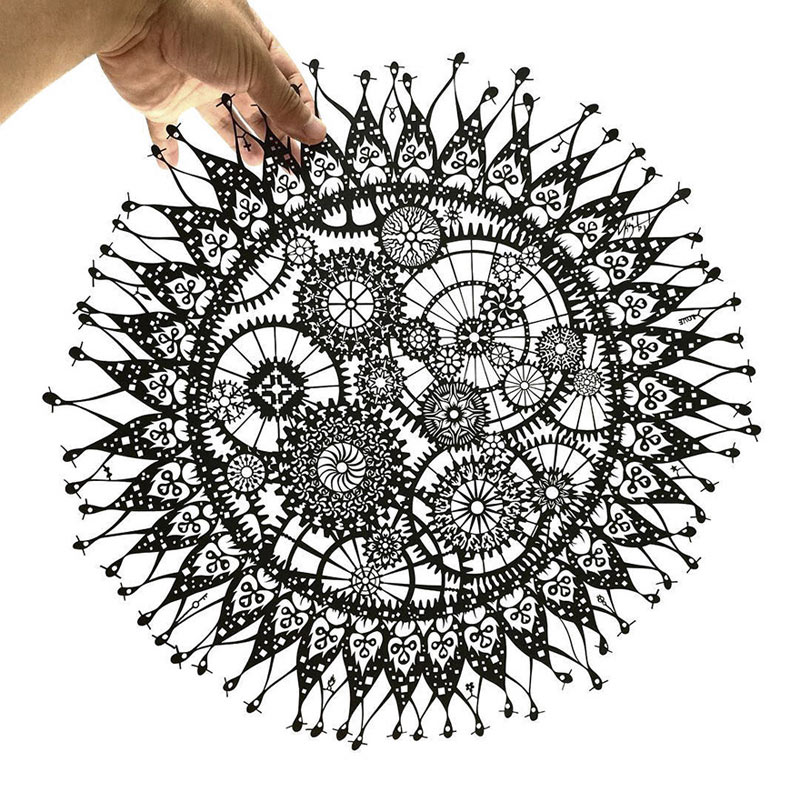 驚嘆！精妙絕倫的剪紙藝術(shù)（組圖）