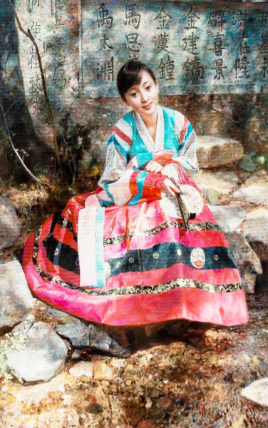 當(dāng)代朝鮮油畫(huà)展南通舉行 唯美浪漫令人震撼（組圖）