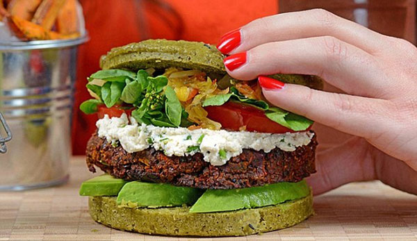 速來(lái)圍觀:世界上“最健康的漢堡”