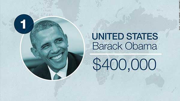 2016全球領(lǐng)導人年薪排行出爐