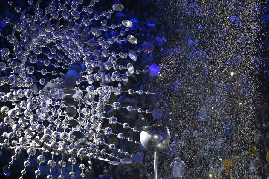 直擊里約奧運閉幕式：再見，里約！你好，東京?。ńM圖）