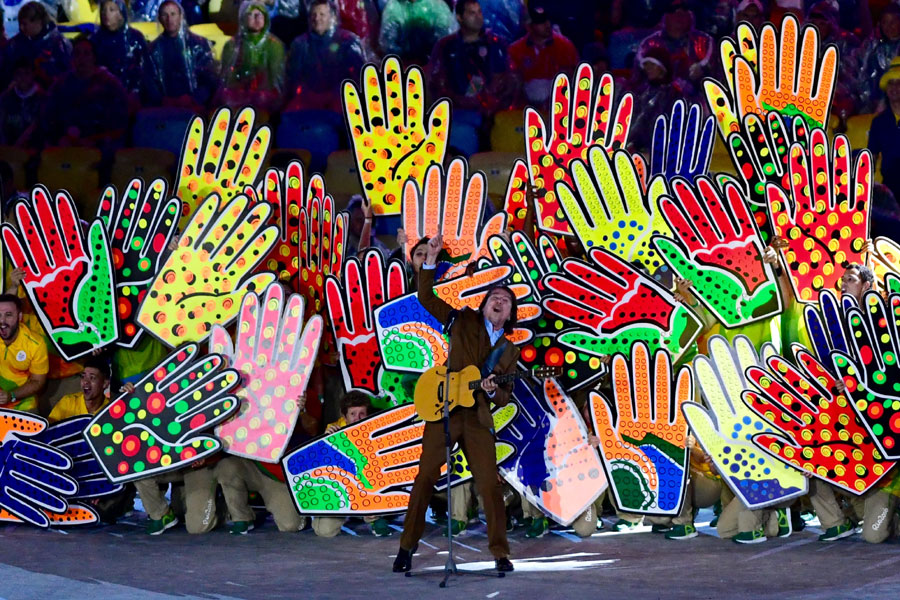 直擊里約奧運(yùn)閉幕式：再見，里約！你好，東京?。ńM圖）