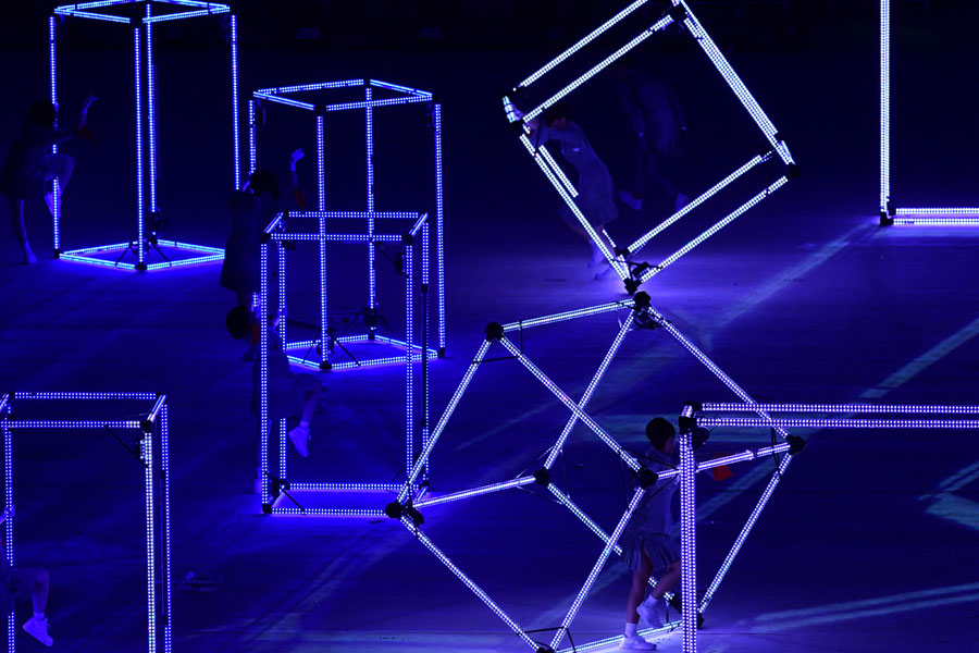 直擊里約奧運閉幕式：再見，里約！你好，東京?。ńM圖）