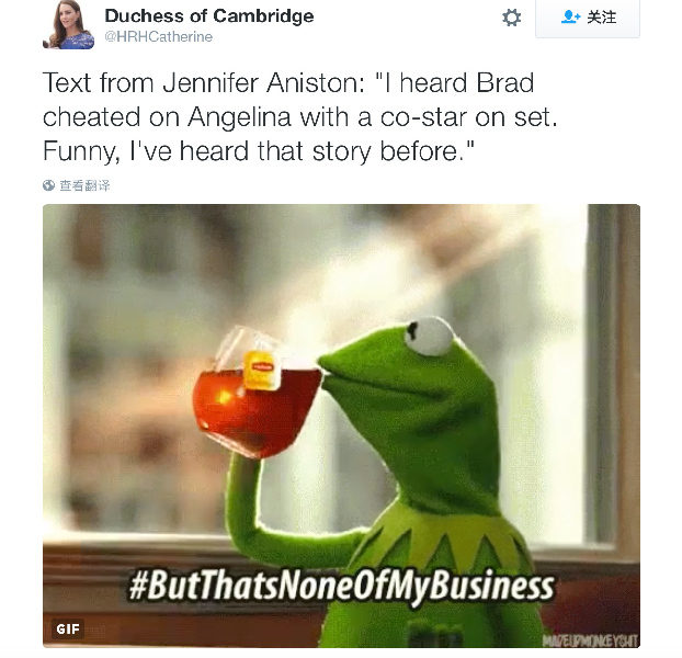 皮特朱莉離婚了，外國網(wǎng)友竟然high上天（組圖）