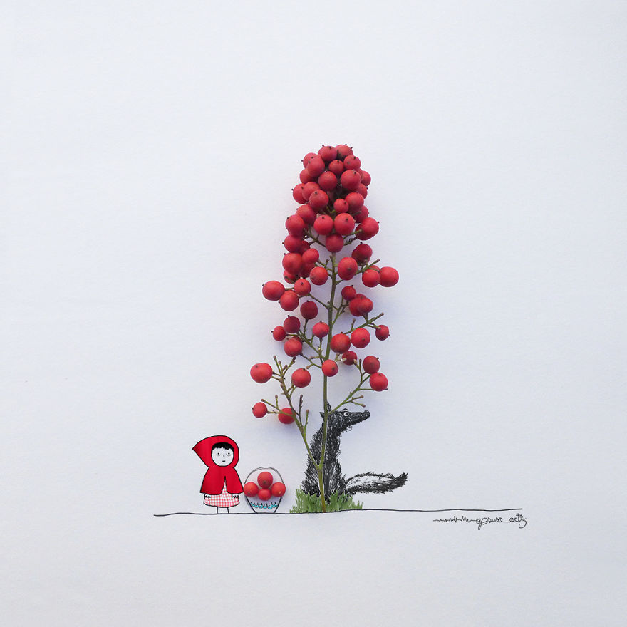 我用花瓣、果子、棉花糖變出了童話世界（組圖）