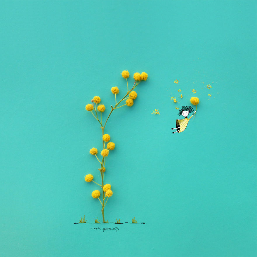 我用花瓣、果子、棉花糖變出了童話世界（組圖）