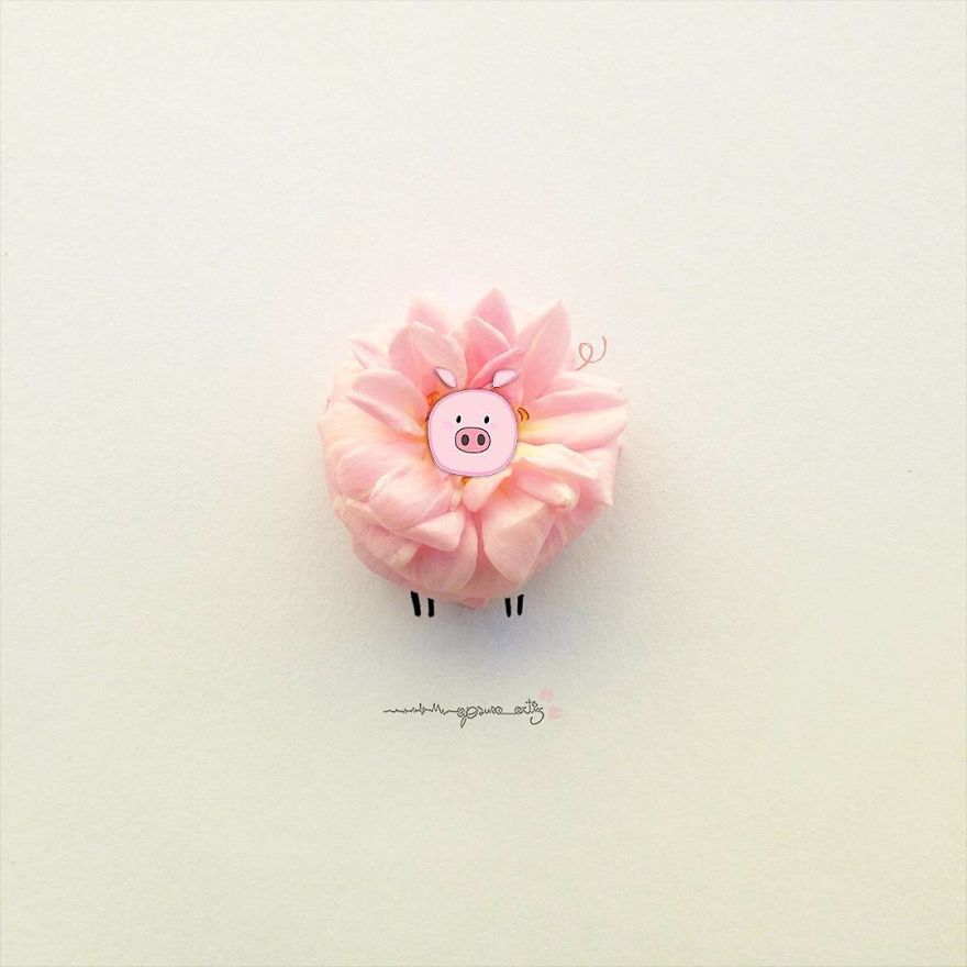 我用花瓣、果子、棉花糖變出了童話世界（組圖）