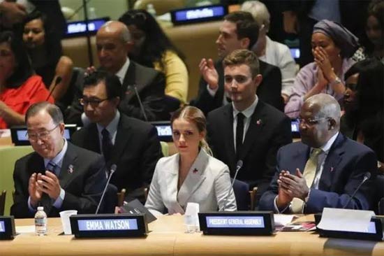 艾瑪·沃特森再度聯(lián)合國(guó)演講 呼吁消除校園暴力(視頻)