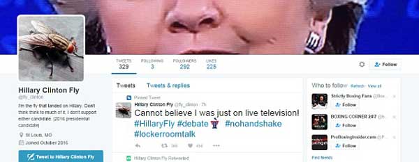 網(wǎng)友炸了：蒼蠅落在臉上也無感，希拉里是機(jī)器人？