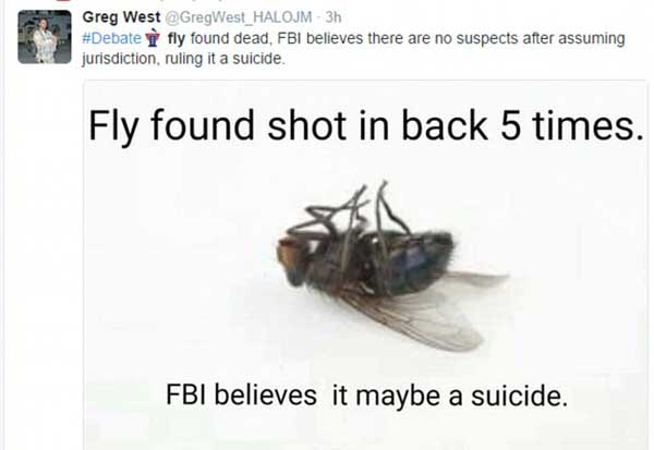 網(wǎng)友炸了：蒼蠅落在臉上也無感，希拉里是機(jī)器人？