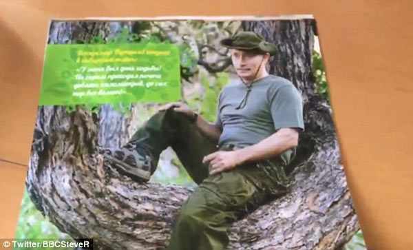 普京2017新日歷亮相:抱小貓孩子大秀溫情(組圖)