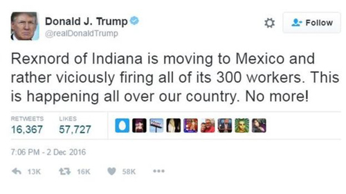 特朗普:美企海外代工或面臨35%懲罰性關(guān)稅