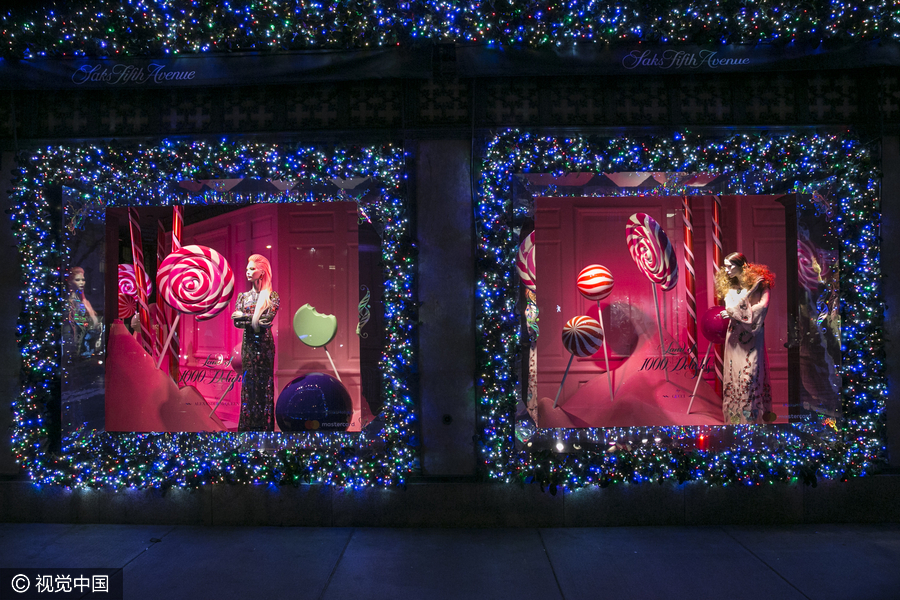 圣誕季從這里開始！最美圣誕節(jié)展示櫥窗欣賞（組圖）