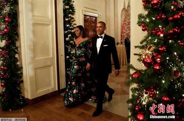 奧巴馬總統(tǒng)在肯尼迪中心榮譽獎招待晚宴上的演講