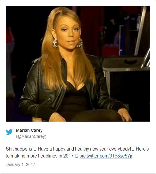 瑪利亞·凱莉跨年夜演砸了!看外媒如何報(bào)道“車禍現(xiàn)場”