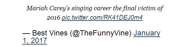 瑪利亞·凱莉跨年夜演砸了!看外媒如何報(bào)道“車禍現(xiàn)場”