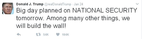 特朗普簽署行政令 美國(guó)版長(zhǎng)城計(jì)劃正式上線