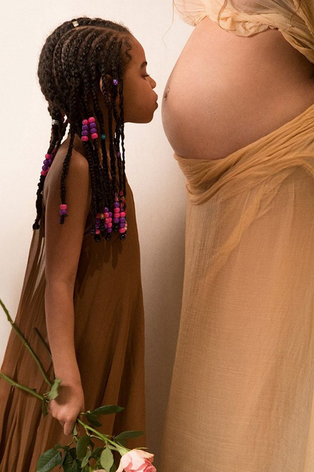 懷個(gè)孕都這么美！碧昂絲大肚照人氣創(chuàng)紀(jì)錄