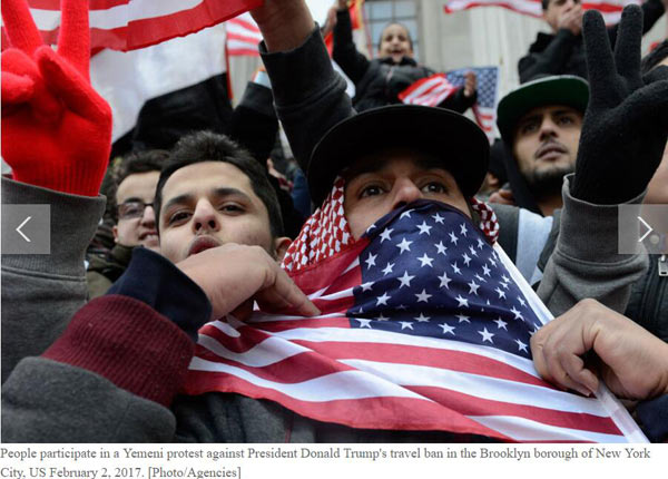 美法官針對(duì)“禁穆令”發(fā)臨時(shí)禁令