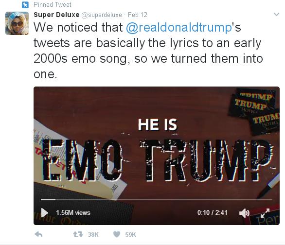 川普推文編成逆天神曲 超！好！聽！