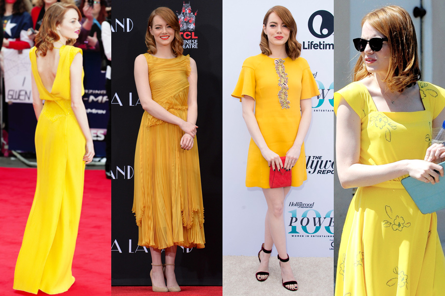 駕馭所有美好的顏色：這個(gè)春天 跟《愛(ài)樂(lè)之城》女主學(xué)穿衣（組圖）