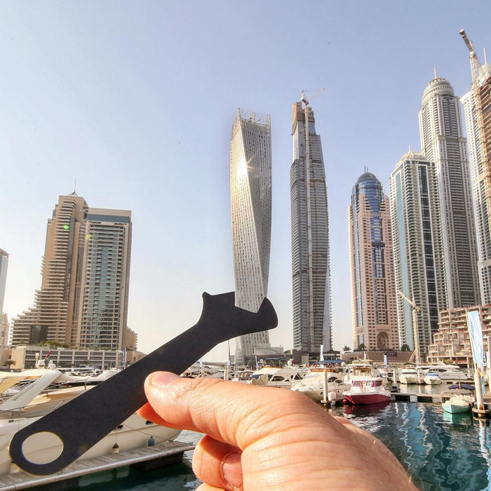 創(chuàng)意無處不在，這個小伙子用剪紙玩壞了全球的地標(biāo)（組圖）