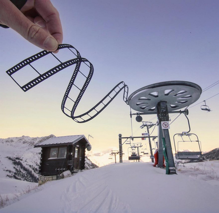 創(chuàng)意無處不在，這個小伙子用剪紙玩壞了全球的地標（組圖）