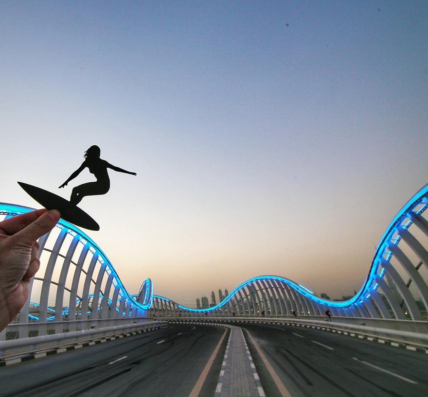 創(chuàng)意無處不在，這個小伙子用剪紙玩壞了全球的地標（組圖）