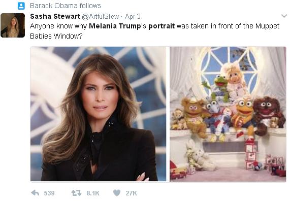 梅蘭妮·特朗普白宮肖像照惹爭(zhēng)議 誰(shuí)是最美美國(guó)第一夫人？