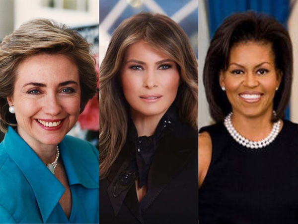 梅蘭妮·特朗普白宮肖像照惹爭(zhēng)議 誰(shuí)是最美美國(guó)第一夫人？