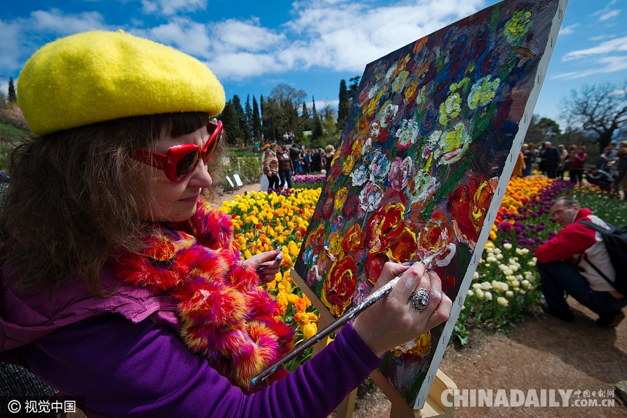 大好春光豈可負(fù)？世界各地盡享花海美景（組圖）