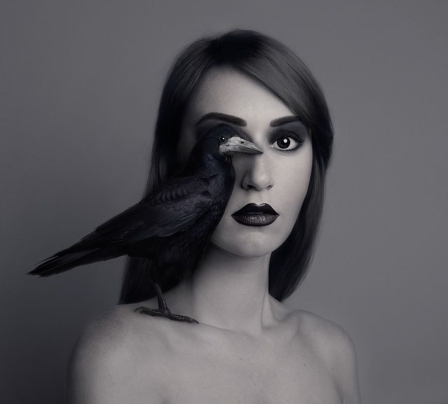 太會(huì)玩：動(dòng)物眼和人眼合體（組圖）