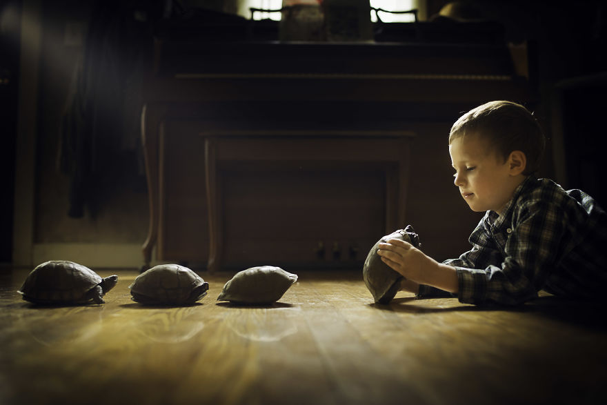 幸福滿滿：農(nóng)場(chǎng)長(zhǎng)大的孩子（組圖）