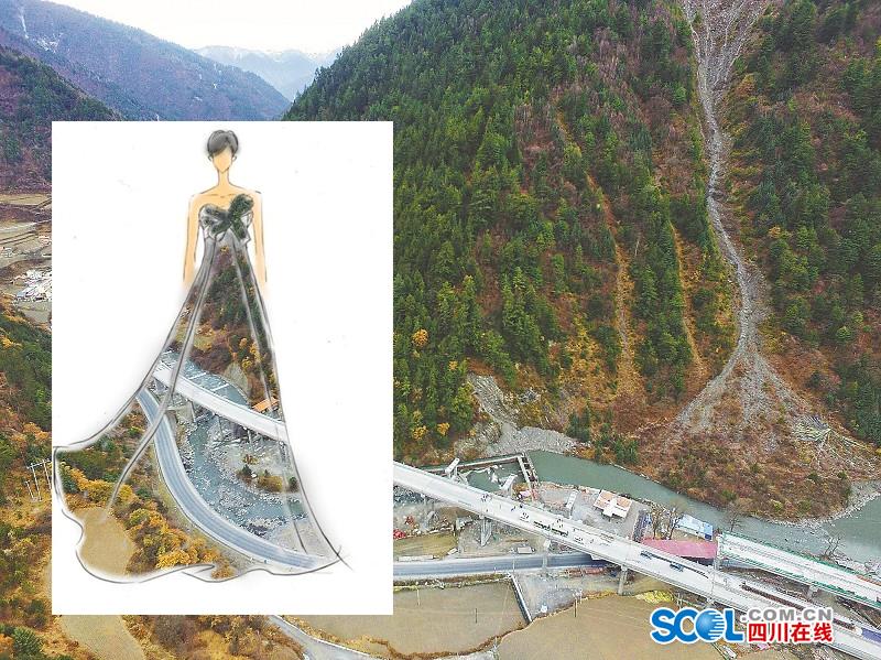 把高速公路做成衣服穿上身 美不美？（組圖）