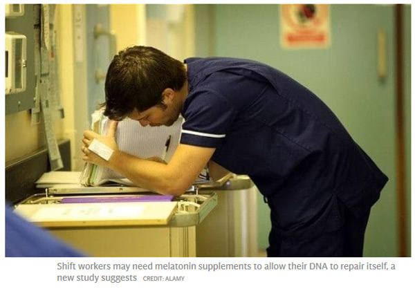 研究:上夜班會(huì)造成DNA損傷并引發(fā)癌癥