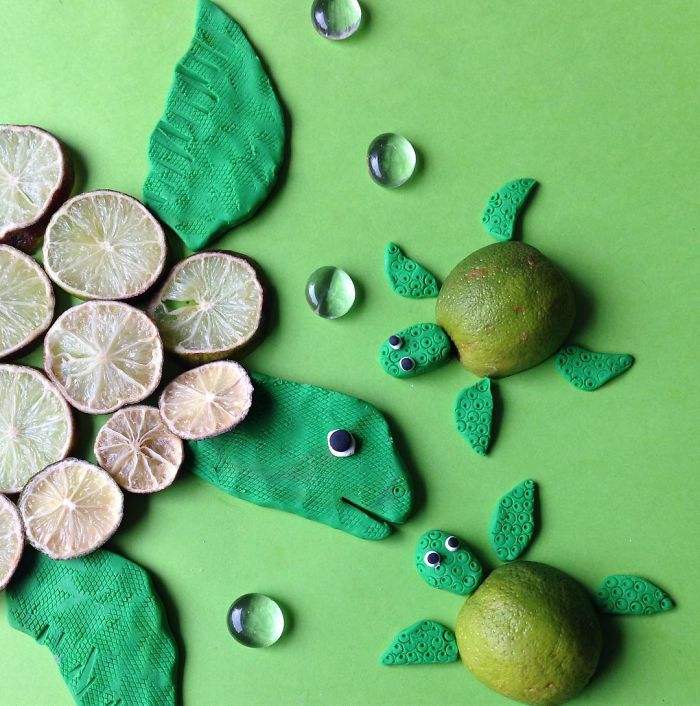 廚房里的“動物園”：別出心裁的蔬果藝術品（組圖）