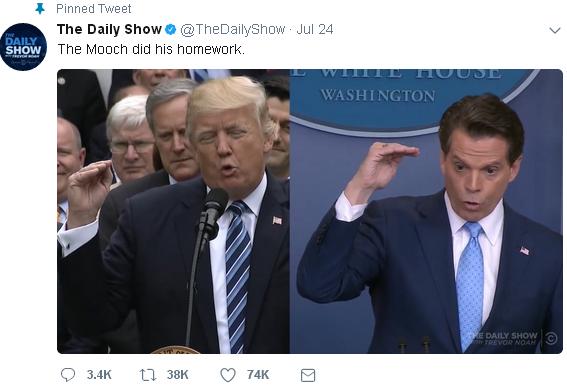 新任白宮通訊主管對(duì)特朗普“黑轉(zhuǎn)粉”，連手勢(shì)都與總統(tǒng)同步