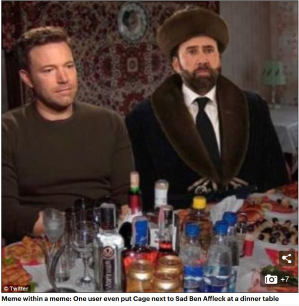 尼古拉斯•凱奇穿哈薩克服飾照片被玩壞(組圖)