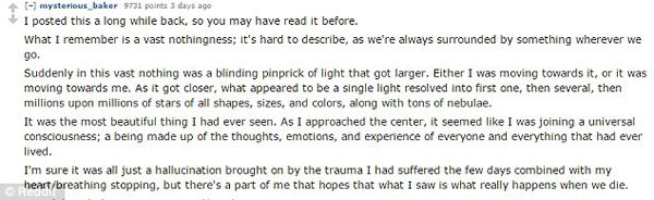 死后到底會(huì)發(fā)生什么？起死回生的人來告訴你