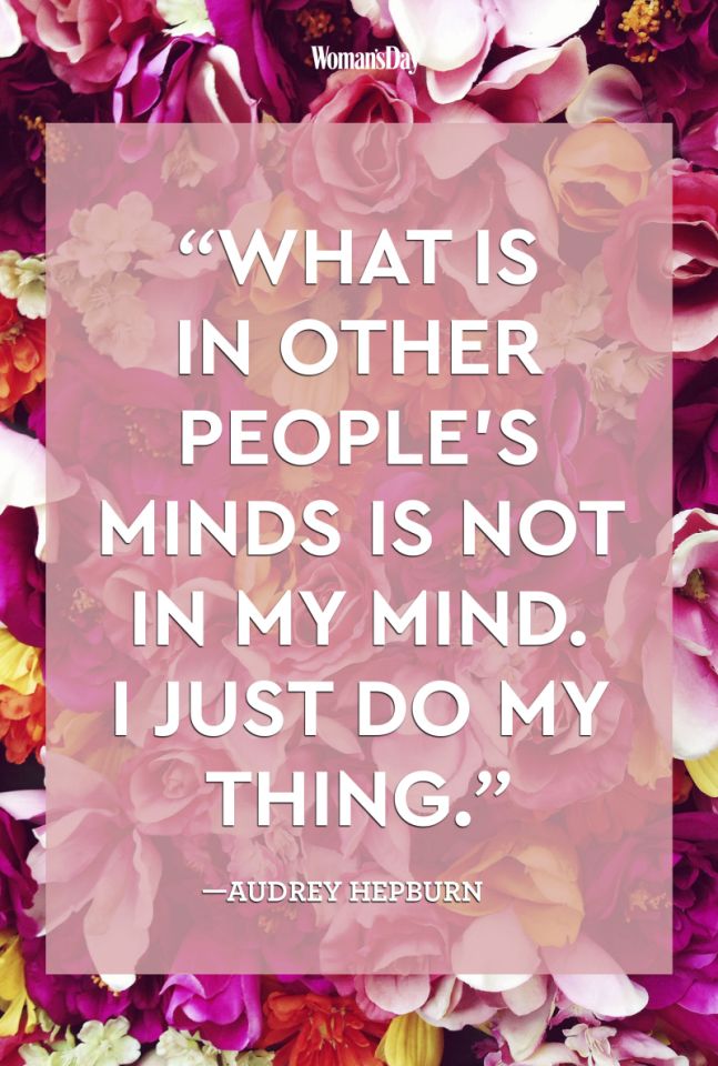 女人應該怎么活？來聽聽這15個女人的名言