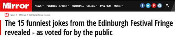 華裔小哥講了個(gè)段子，就榮獲了愛丁堡國(guó)際藝穗節(jié)笑話獎(jiǎng)，這種英式幽默你能懂嗎？