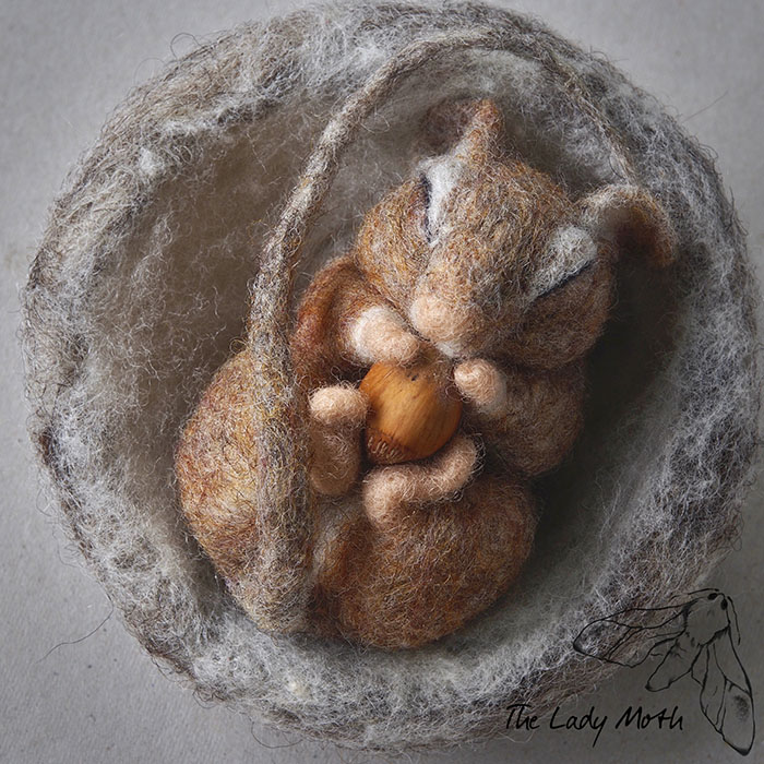 這些毛線織出的小動(dòng)物真是萌翻了（組圖）