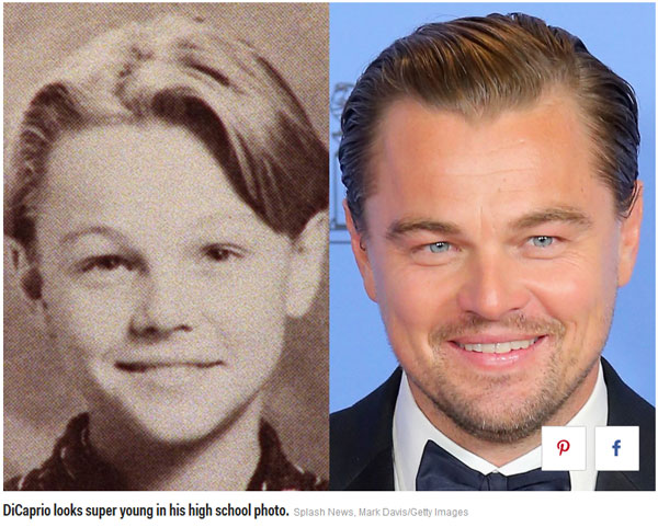 這些大明星中學(xué)時期原來是這個樣子的（組圖）