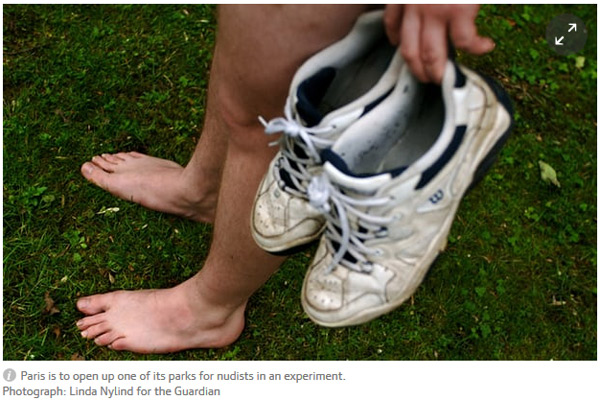 巴黎開(kāi)放首個(gè)裸體主義公園，偷窺狂禁止入內(nèi)